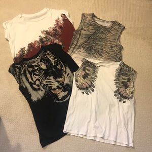 All Saints top lot size L